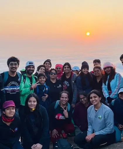 Another successful sunrise trek in the Western Ghats. Witnessing the sunrise above a sea of clouds is an experience your team will never forget.
