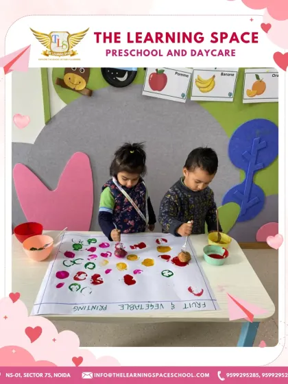 Fruit and vegetable printing is a fun way to learn about nature's patterns and colors. This hands-on art activity connects learning about healthy food with creative expression.
