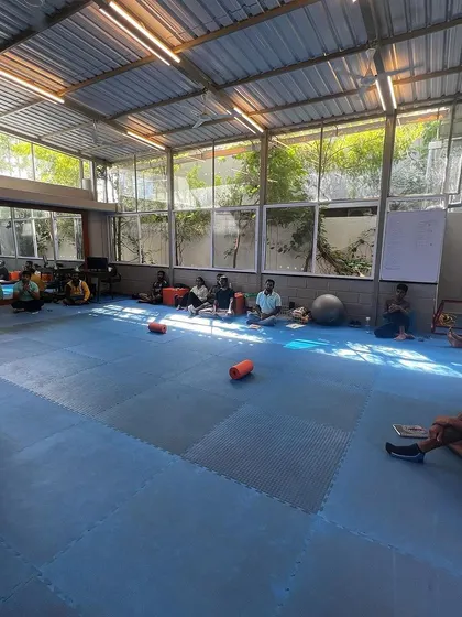 We take wellness seriously. In our monthly sessions with our wellness mentor, we learn to become the best versions of ourselves. This session focused on empathy through an activity called 'Moccasin Walk,' or walking in someone else's shoes.
