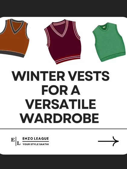 Winter vests are a versatile layering piece for any man's wardrobe. This series showcases different styles, from patterned to solid colors, and how to wear them for both warmth and class.