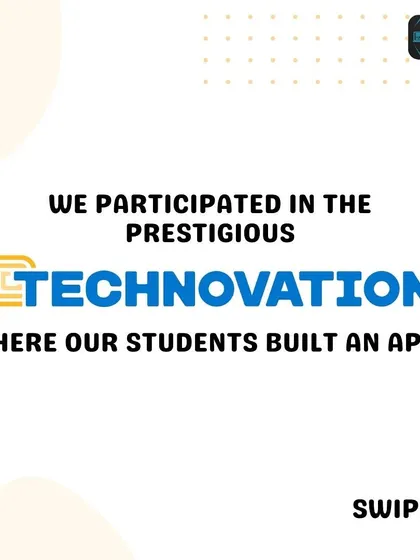 Announcing our students' participation in the prestigious Technovation challenge, where they built an app from scratch. This is where young innovators turn their coding skills into real-world solutions.