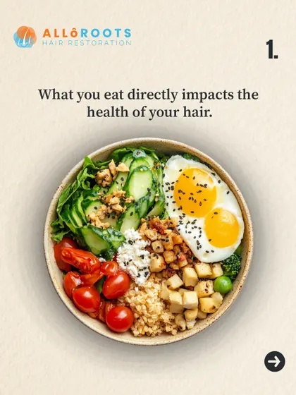What you eat has a direct and significant impact on the health of your hair. A balanced meal, rich in proteins, vitamins, and minerals, provides the essential building blocks for strong hair follicles and healthy growth.