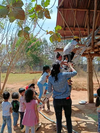 Climbing up to a treehouse is a thrilling challenge. It helps children develop coordination, strength, and problem-solving skills in a playful context.