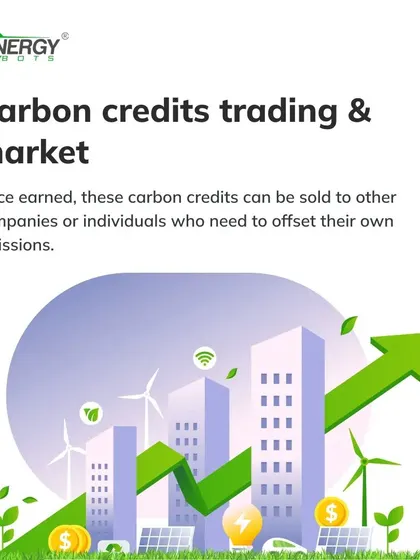 Once earned, carbon credits can be traded on a dedicated market. They can be sold to other companies that need to offset their emissions, creating a new revenue stream for businesses that invest in sustainability.