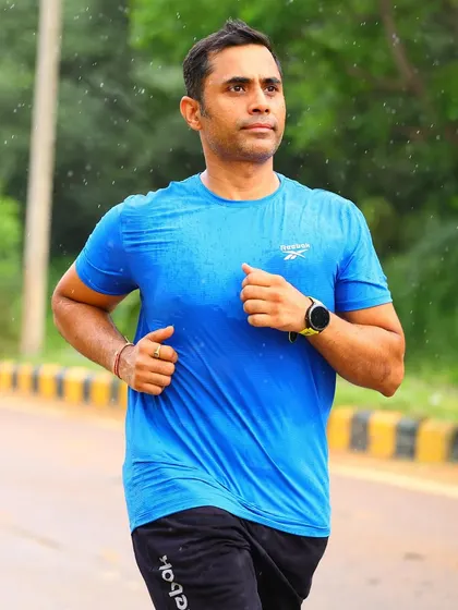 Pushing through the humidity with focus. Our all-weather training prepares you for the real conditions you'll face in races.