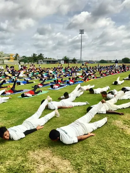 Cricket training goes beyond the pitch. We integrate yoga and fitness into our daily schedule to build strength, flexibility, and mental discipline, creating well-rounded athletes.