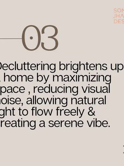 Tip 3: Decluttering is key. Reducing visual noise allows natural light to flow freely and creates a serene vibe, making your home feel instantly brighter and more calming.