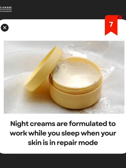 Night creams are specially formulated to work with your skin's natural repair cycle. I help clients choose one with active ingredients to address their specific concerns while they sleep.