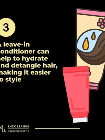 A leave-in conditioner is a multi-tasking hero. It helps to hydrate, detangle, and reduce frizz, making your hair much easier to style and manage.