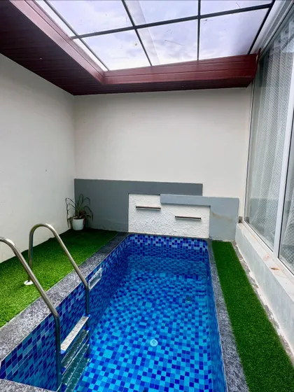 A look at one of our private pools, attached to a luxury room at the Nandi Hills resort. It's the ultimate indulgence for a relaxing and private getaway.