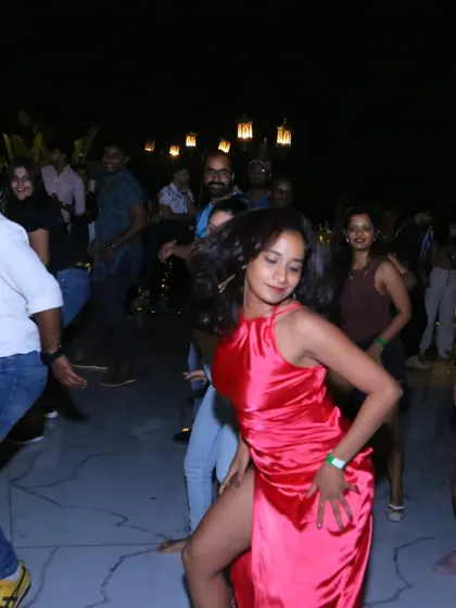 Lost in the moment during my birthday dance. Social dancing is about feeling the music and connecting with the people around you. This picture captures that pure, in-the-moment joy.