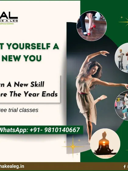 Gift yourself a new you. Learn a new skill with our free trial classes and discover the joy of dance.