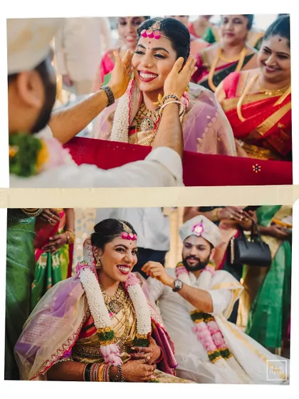 A duplicate of 262, showcasing the happiness and fun that are part of the wedding rituals.