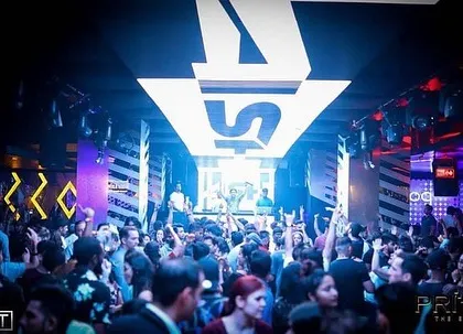 Celebrating 5 years at Club Privee'. This picture captures the scale of the parties and the amazing crowds I get to play for.