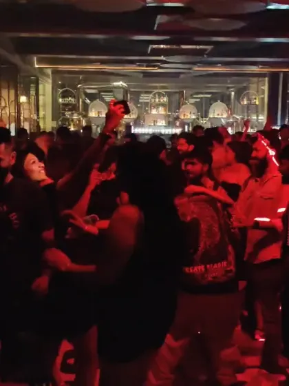 The energy in the room was electric. I love playing for a crowd that's fully engaged, singing along and feeling every beat. This was a classic Bangalore party night.
