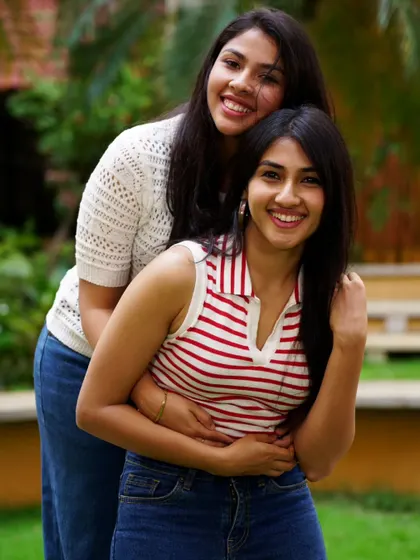 My sister is my partner in everything. We started our studio together, and we bring that sense of family and love to every client we work with.