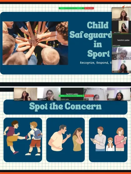 Our first Child Safeguarding Session, led by our designated officer. This session focused on creating awareness among sport scientists about their duties in ensuring child safety and rights in sport.
