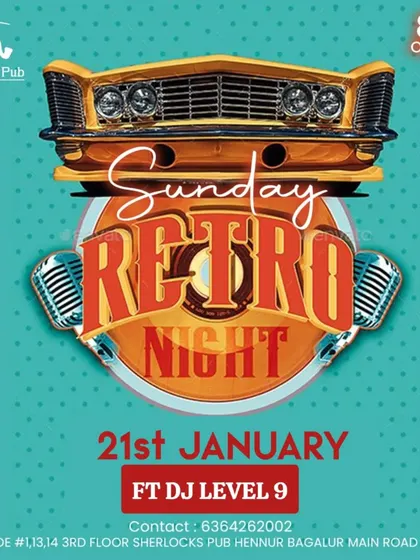 This Sunday, I'm taking you back in time with DJ Level 9. Get ready for a night of nostalgia, timeless tunes, and the best retro beats to end your week on a high note.