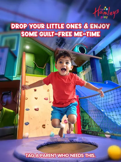 Time for some guilt-free me-time for you! While you relax, your little one can be here, reaching new heights and having an absolute blast on the trampoline.