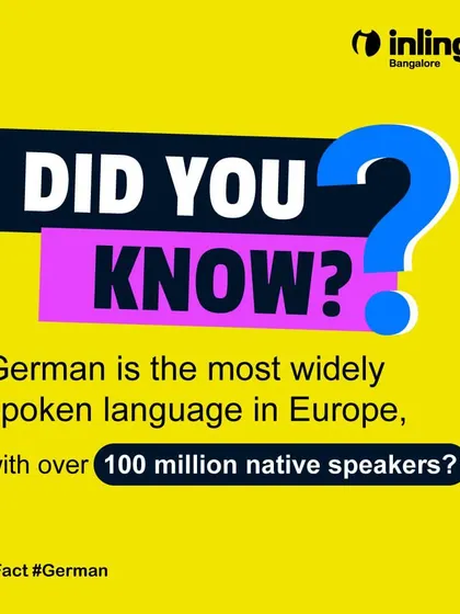 With over 100 million native speakers, German is the most widely spoken language in Europe. This post emphasizes the broad reach and importance of the German language.