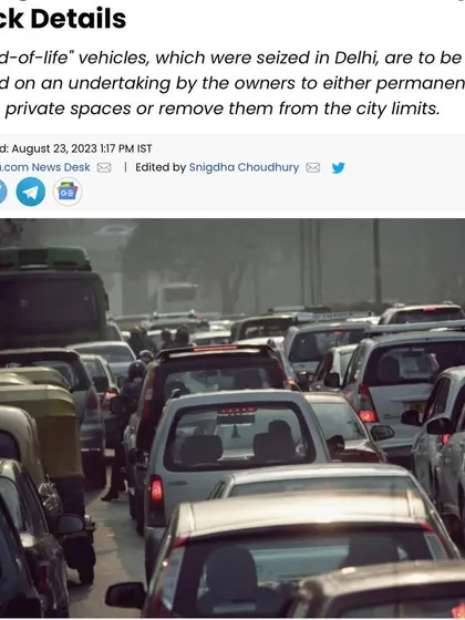 This report explains the undertaking owners must provide to get their seized 'end-of-life' vehicles released, a direct outcome of the legal framework we argued for in the Delhi High Court.