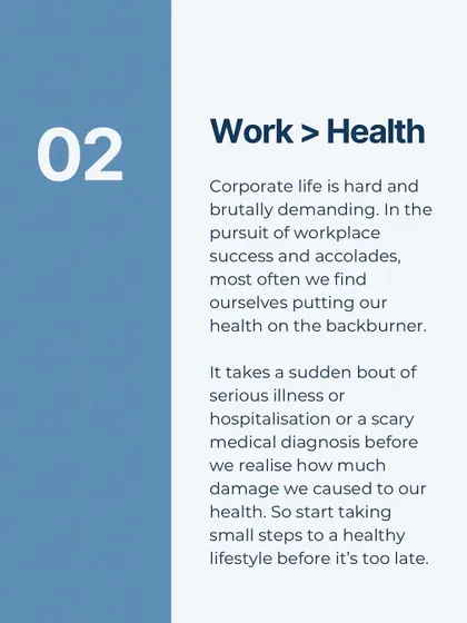 The hard truths about corporate life: money won't bring you joy, work often comes before health, and your time is precious.