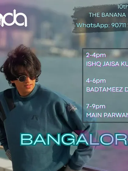 We were thrilled to host the incredibly talented Shehzaan Khan for a series of workshops in Bangalore. His sessions on tracks like 'Main Parwana' are always sold out.