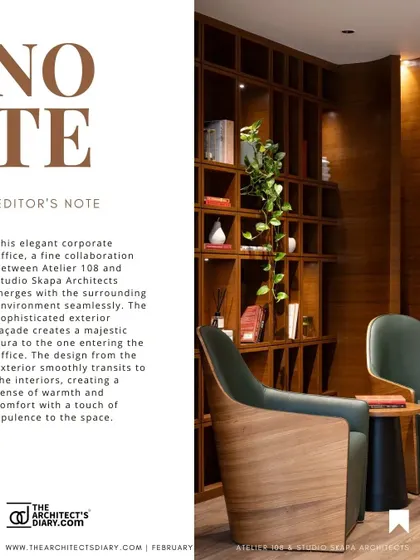 We were so happy to read the Editor's Note describing our project as creating a sense of warmth and comfort with a touch of opulence.
