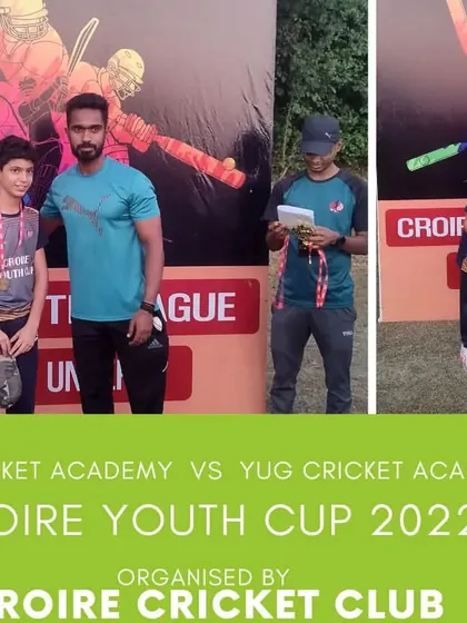 A summary graphic from the opening matches of the Croire Youth Cup 2022.