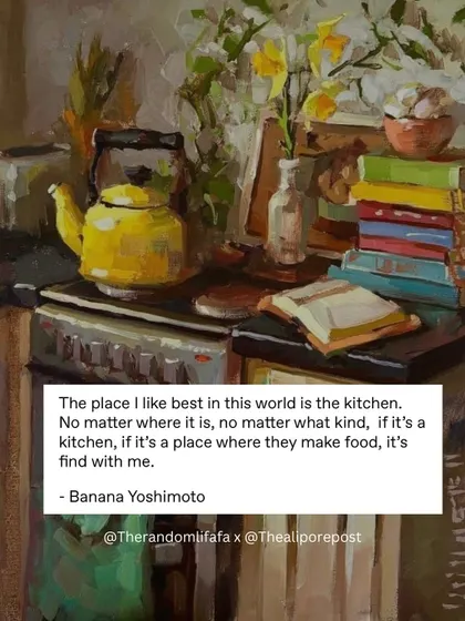 "The place I like best in this world is the kitchen." A sentiment from Banana Yoshimoto that many of us share. The kitchen is the heart of the home.