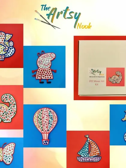 I have a huge variety of mosaic shapes to choose from! Whether your child loves dinosaurs, seahorses, Peppa Pig, or hot air balloons, I have a design that will spark their imagination.