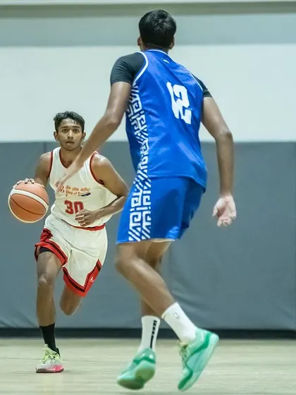 A classic size mismatch on the court. Our players learn how to use their unique physical attributes to their advantage.
