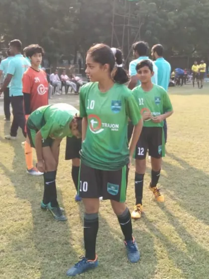 DYFA's Tanya Singh in the squad for Juba Sangha in the Khelo India Girls U17 League. Gaining experience with different clubs is crucial for player development.