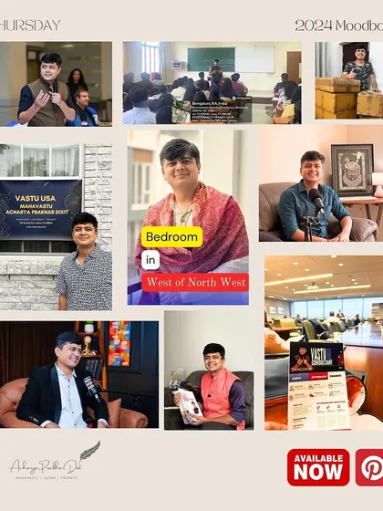 My 2024 mood board, now available on Pinterest. Join me there to explore insights on Vastu, astrology, and Vedic wisdom, and see how simple shifts in your environment can lead to profound changes in your life.