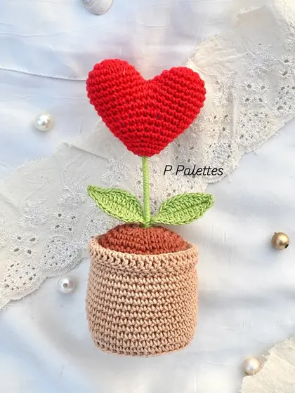 Turning strings into beautiful things. This little crochet heart pot is a perfect example of the love and detail that goes into each of my creations.
