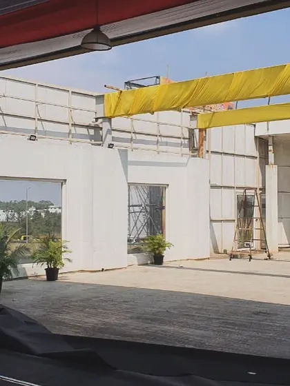 An early-stage photo of a commercial site, before the transformation begins.
