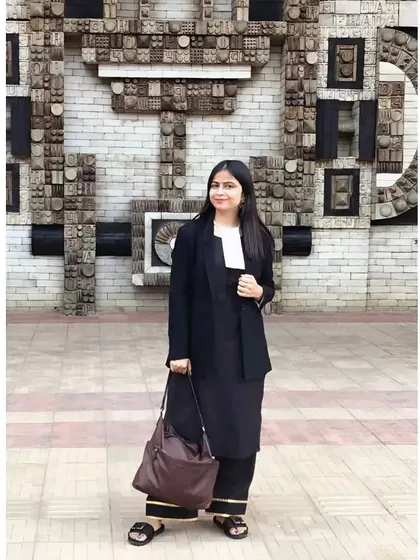 A professional portrait at the Delhi High Court. The architecture of our courts is a constant reminder of the strength and history of our judicial system.