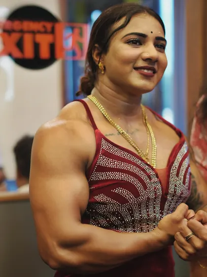 A candid shot at an event, always remembering the goal and staying focused.