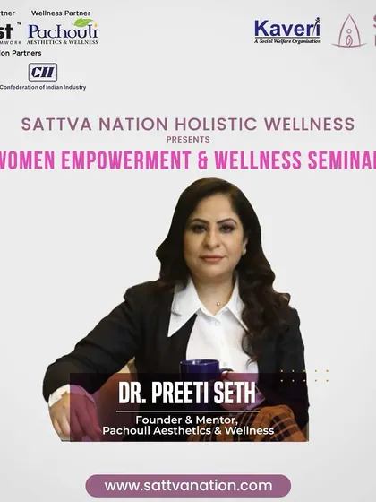 I was proud to be the keynote speaker at the Sattva Nation Holistic Wellness seminar on Women Empowerment. It was an inspiring event dedicated to holistic well-being.
