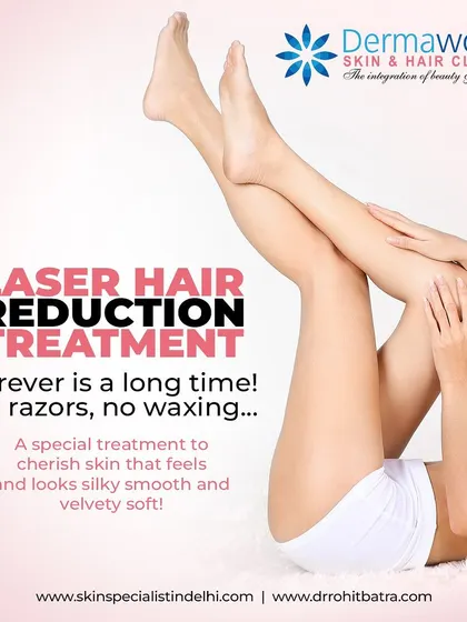 Imagine a life free from the daily routine of shaving or the monthly pain of waxing. Our laser hair reduction treatment offers a permanent solution for silky smooth skin. It's a special treatment designed to give you lasting confidence without the constant upkeep.