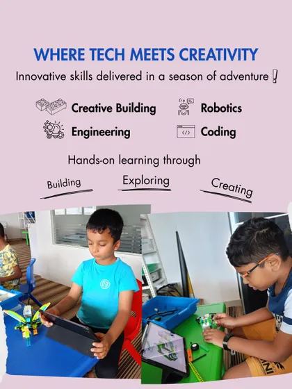 At my summer camp, tech meets creativity. I offer hands-on learning in creative building, robotics, engineering, and coding, turning a school break into a season of adventure.