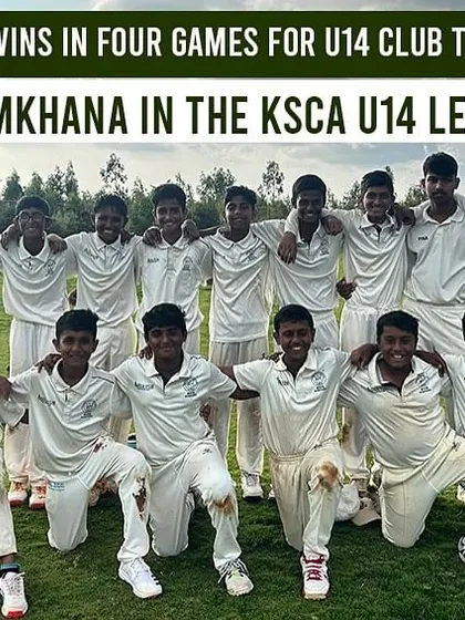 An undefeated run for our U14 Club team, RV Gymkhana, with four wins in four games in the KSCA U14 League as they head into the knockouts.