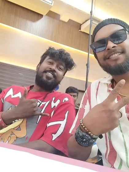 A selfie with my co-judge during the 'INCANTO 2K25' competition. The vibe was amazing and the talent was off the charts.