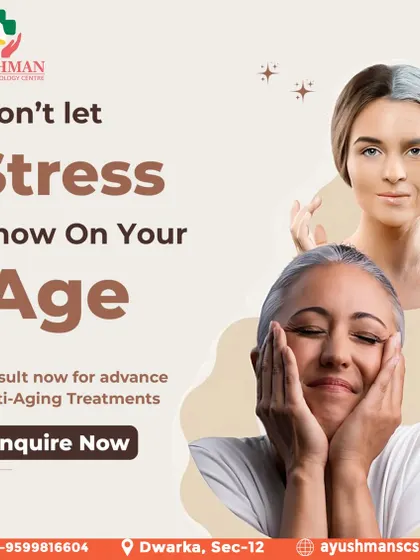 Don't let stress show on your age. We offer advanced anti-aging treatments to combat the effects of stress on your skin, helping you rejuvenate your complexion and reclaim a youthful glow.