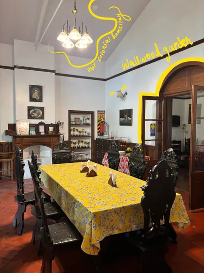 Documenting our colonial homestay in Coonoor. I use handwritten text and simple lines to point out details and add a personal, diary-like feel to interior shots.