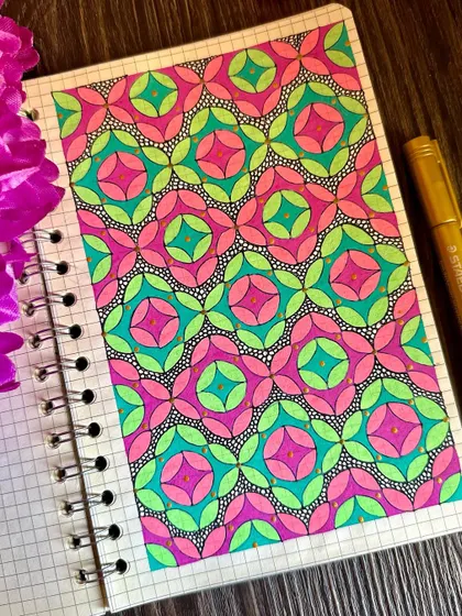 Another view of this bright and happy design.