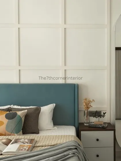 A comparison of the 3D render versus the actual completed parents' bedroom. My goal is always to ensure that the final result perfectly matches the vision we create together.