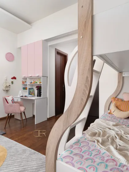 Additional views from the Casa Zen project, showcasing more details of the living room, bedrooms, and kids' room. These visuals further illustrate the cohesive design language, material palette, and thoughtful styling that define this home.