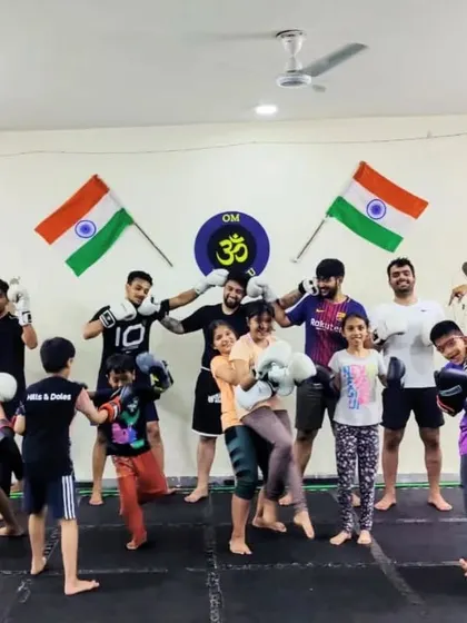 The joy of training together. Our mixed-age Muay Thai class is a perfect example of how we make fitness a fun, community-driven activity.