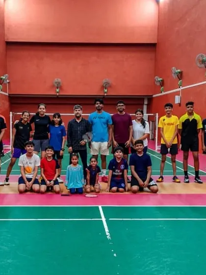 Another shot of our combined Kalyan and Bhiwandi batches. We are one team, one family, united by our love for badminton.